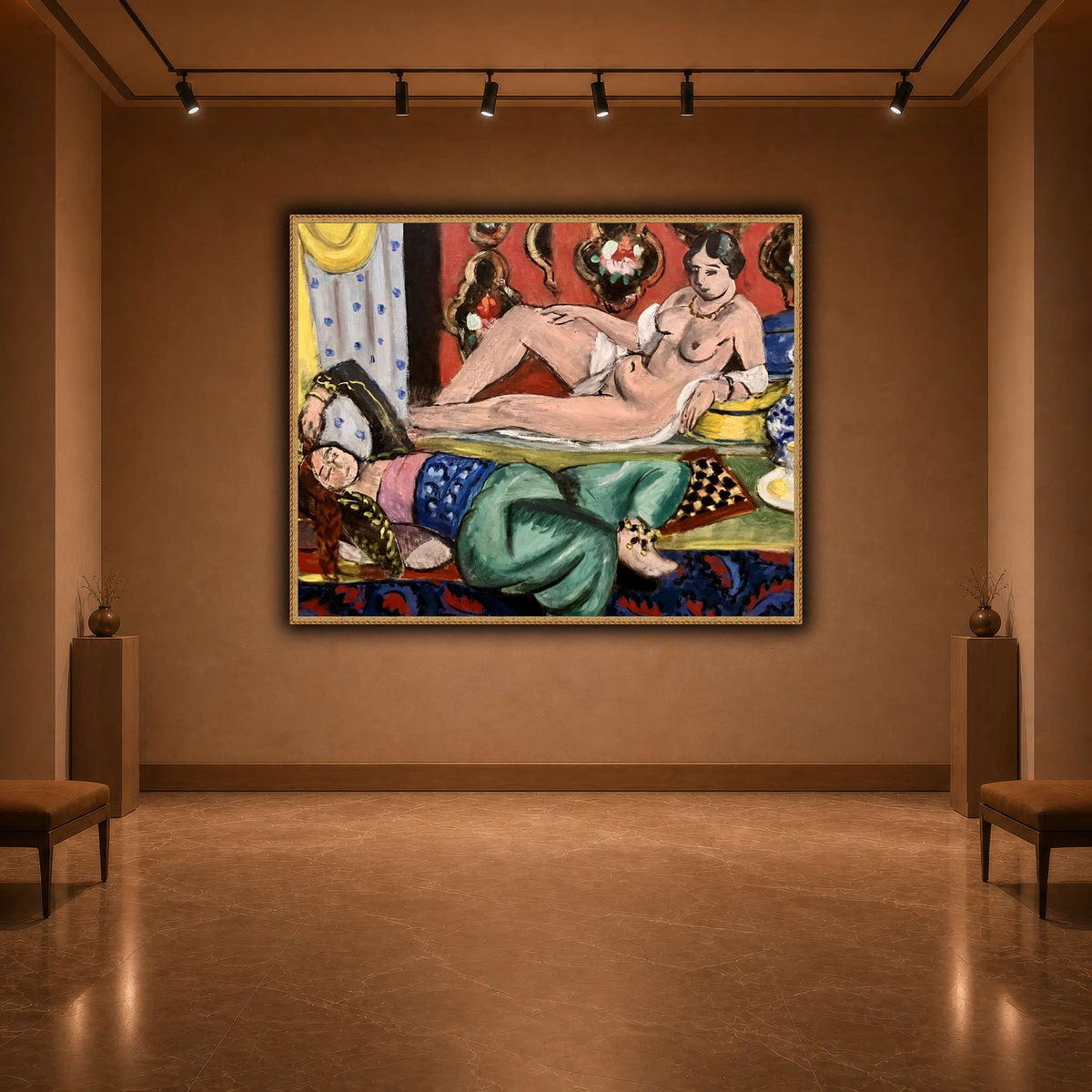 Two_Odalisques_Henri_Matisse warm-agallery