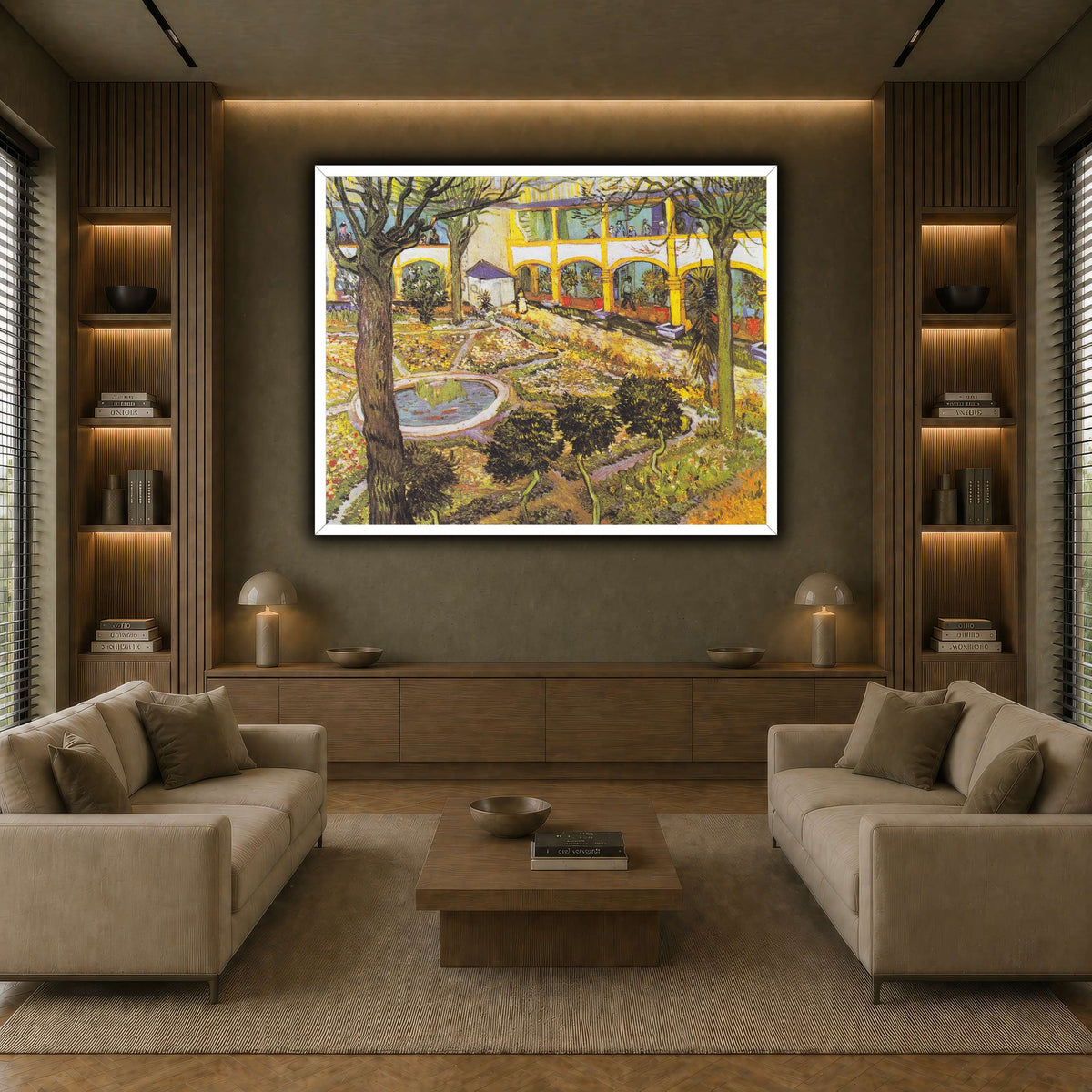 Van_Gogh_-_Garten_des_Hospitals earth-living room