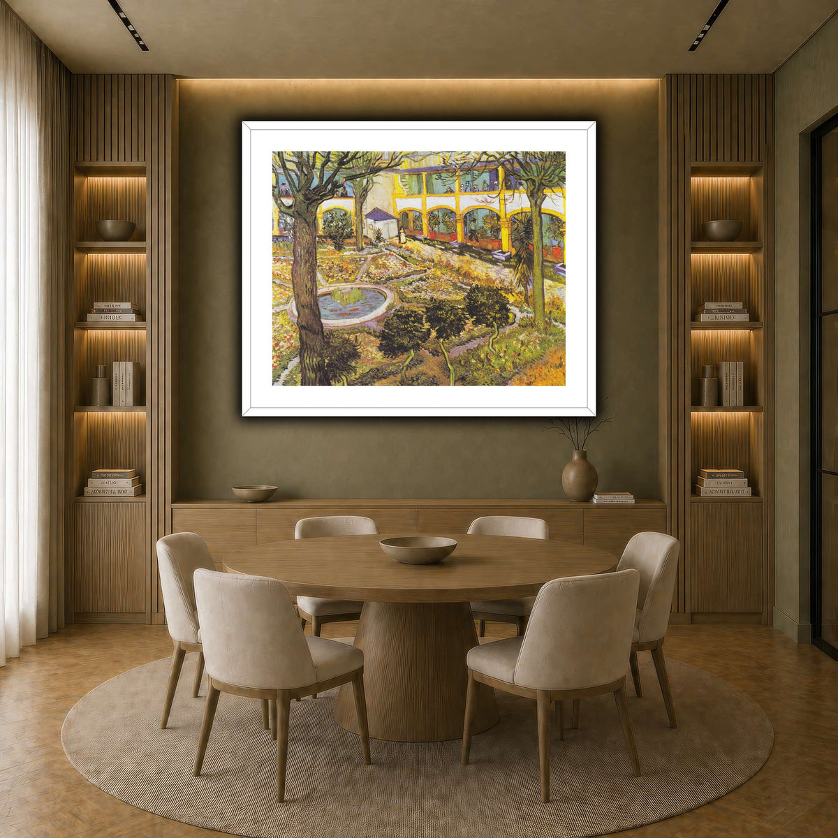 Van_Gogh_-_Garten_des_Hospitals earth-dining room