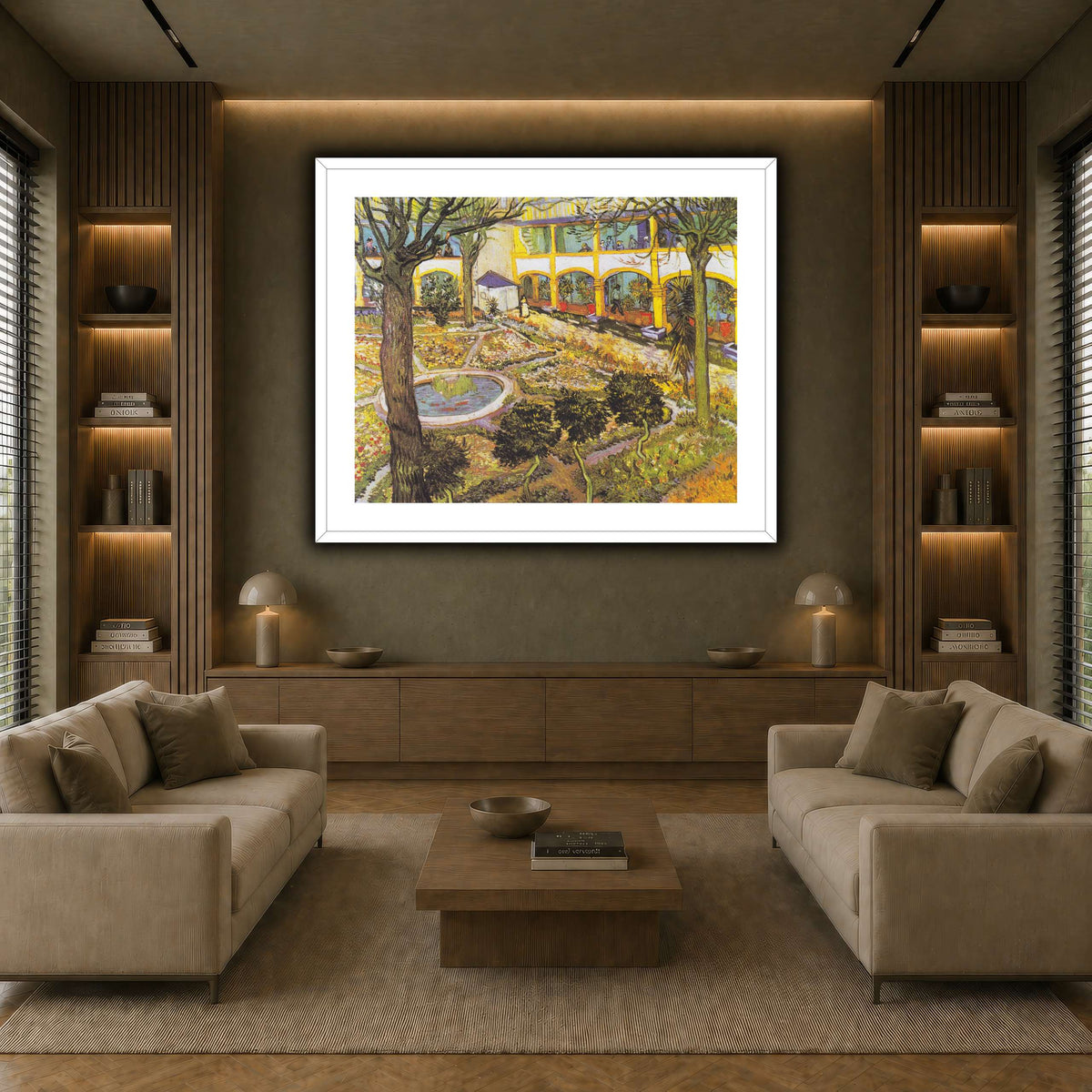 Van_Gogh_-_Garten_des_Hospitals earth-living room
