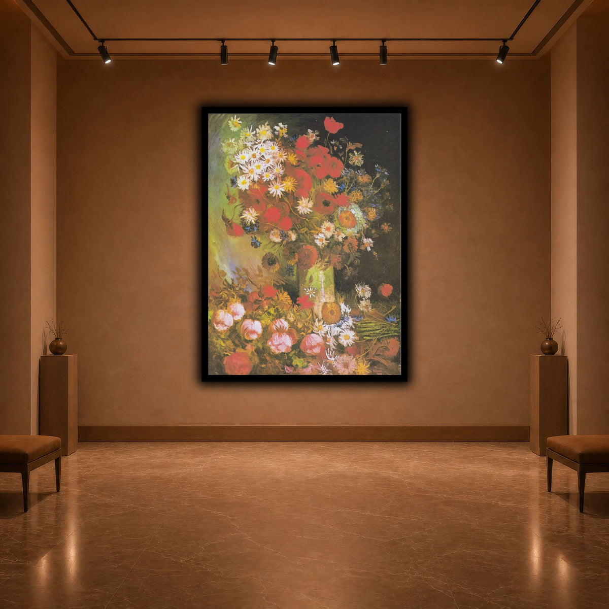 Van_Gogh_-_Vase_mit_Mohn-_und_Kornblumen,_Pfingstrosen_und_Chrysanthemen warm-agallery