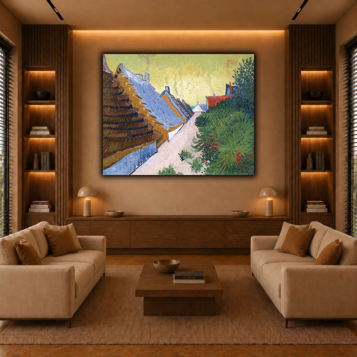Van_Gogh_Gasse_in_Saintes-Maries warm-living-room