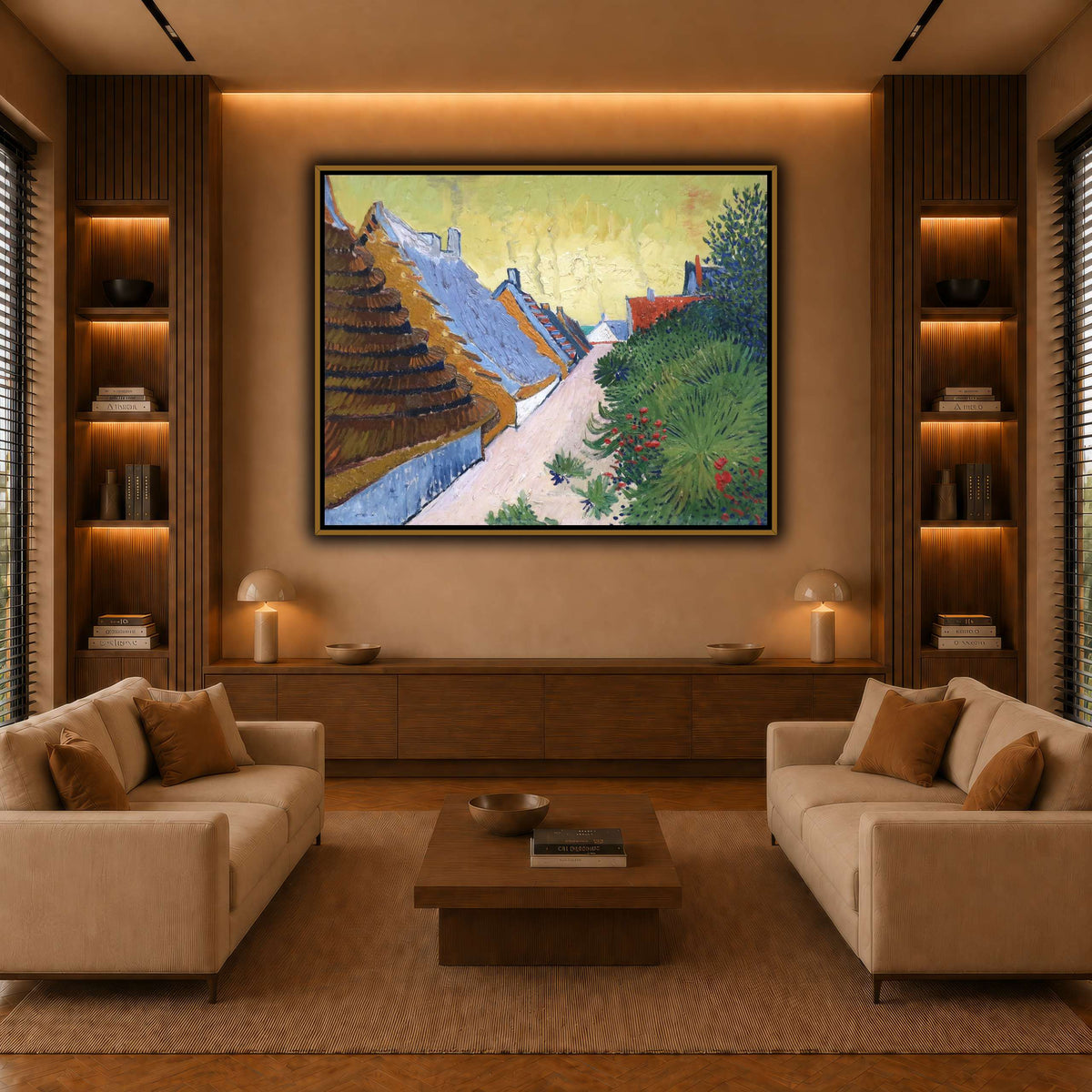 Van_Gogh_Gasse_in_Saintes-Maries warm-living-room