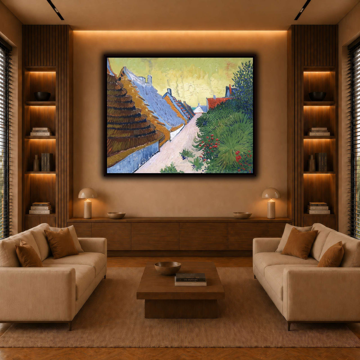 Van_Gogh_Gasse_in_Saintes-Maries warm-living-room