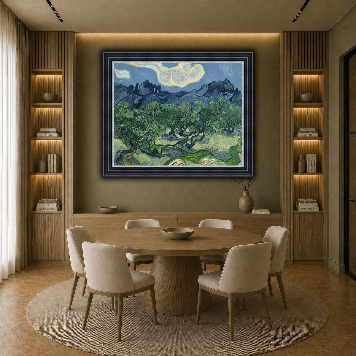 Van_Gogh_The_Olive_Trees. earth-dining room