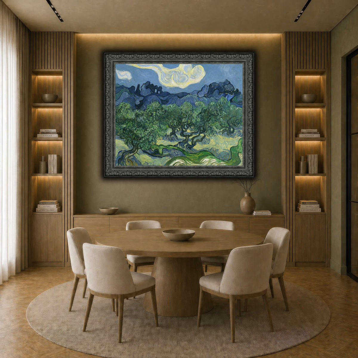 Van_Gogh_The_Olive_Trees. earth-dining room