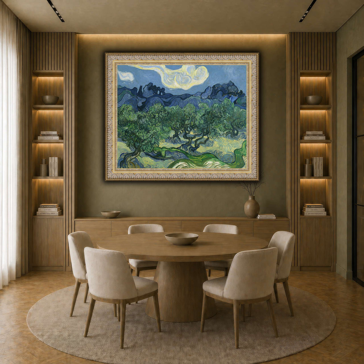 Van_Gogh_The_Olive_Trees. earth-dining room