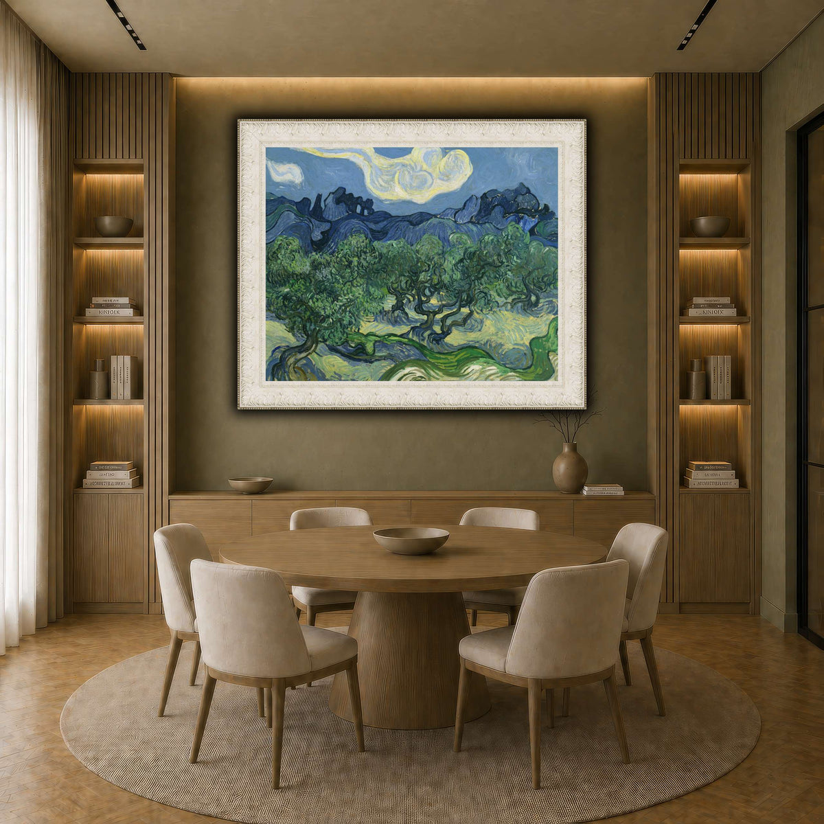 Van_Gogh_The_Olive_Trees. earth-dining room