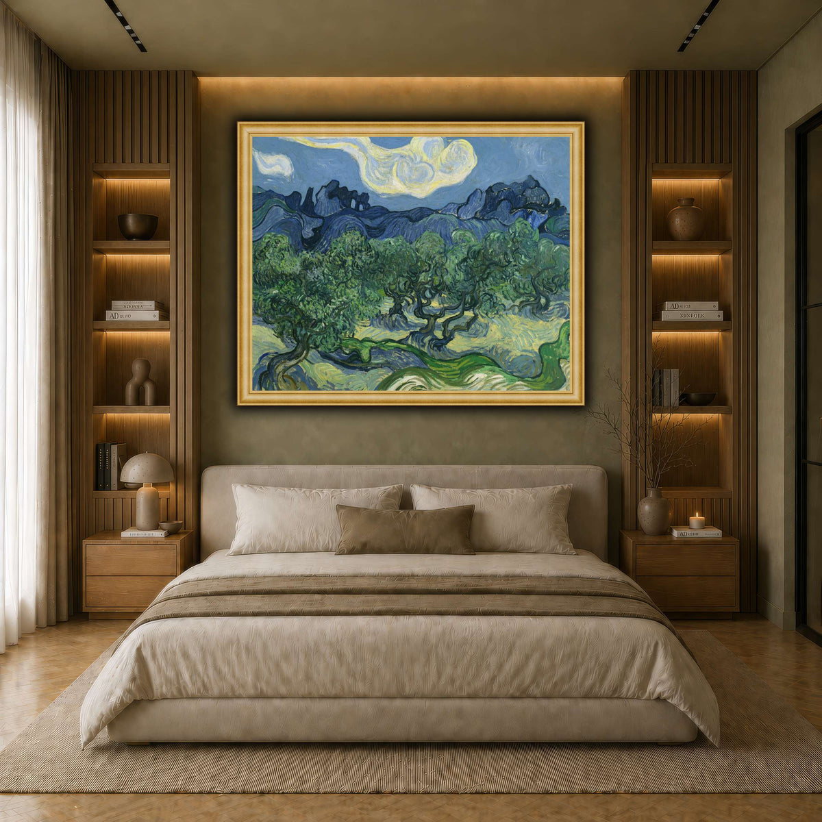 Van_Gogh_The_Olive_Trees. earth-bedroom