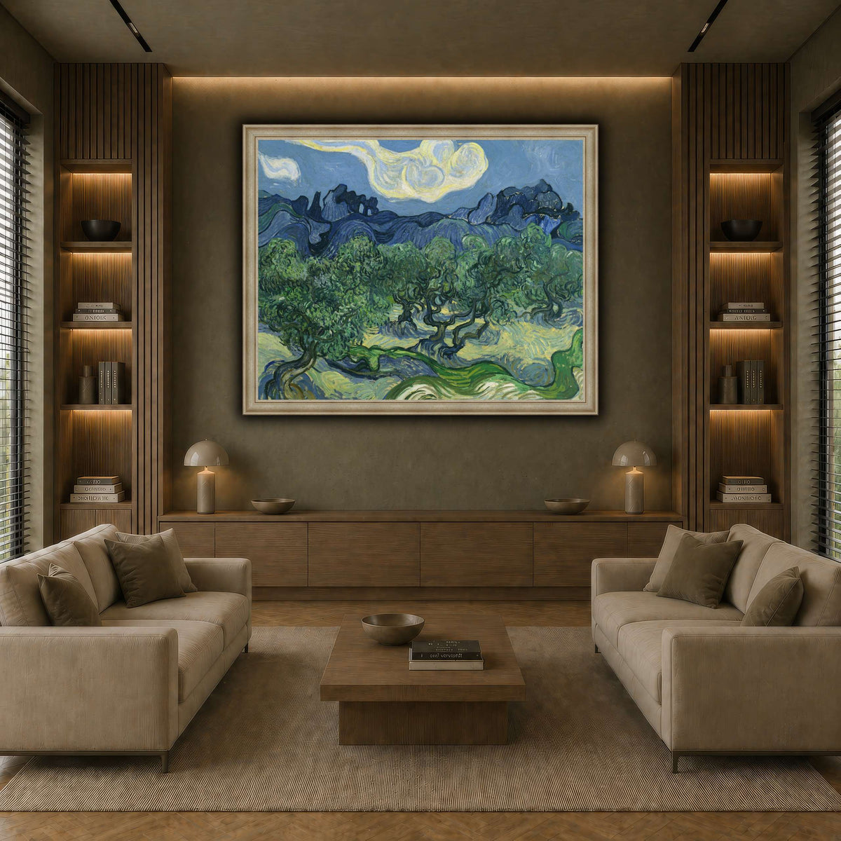 Van_Gogh_The_Olive_Trees. earth-living room