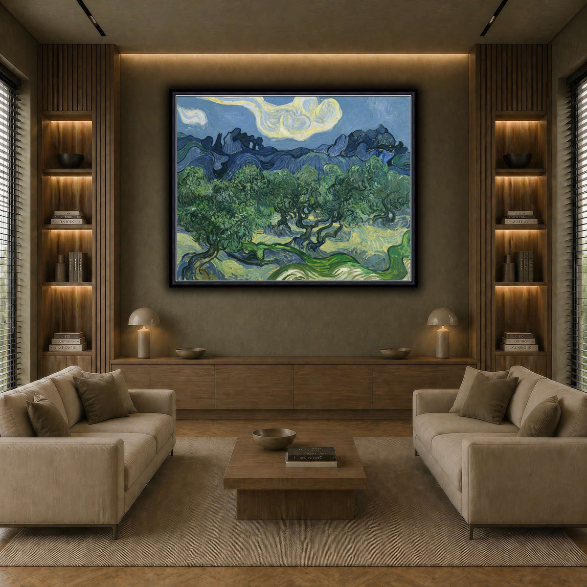 Van_Gogh_The_Olive_Trees. earth-living room