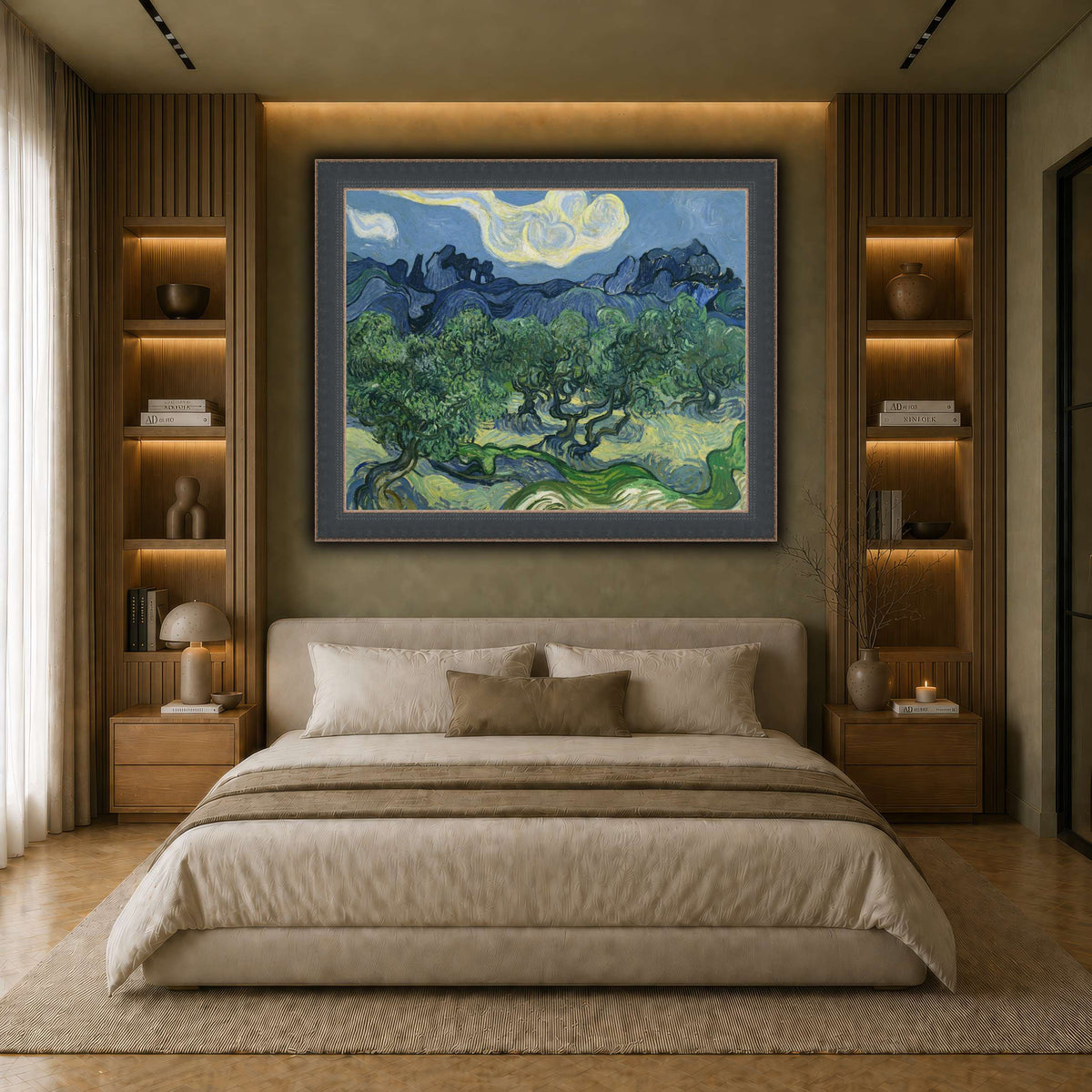 Van_Gogh_The_Olive_Trees. earth-bedroom