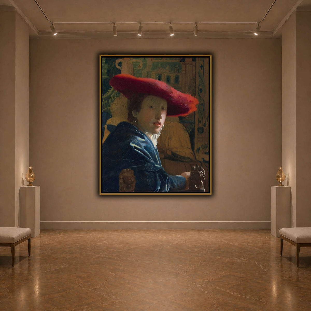 Vermeer_-_Girl_with_a_Red_Hat dark neutral-agallery