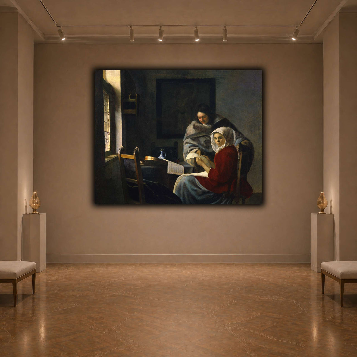 Vermeer_Girl_Interrupted_at_Her_Music dark neutral-agallery
