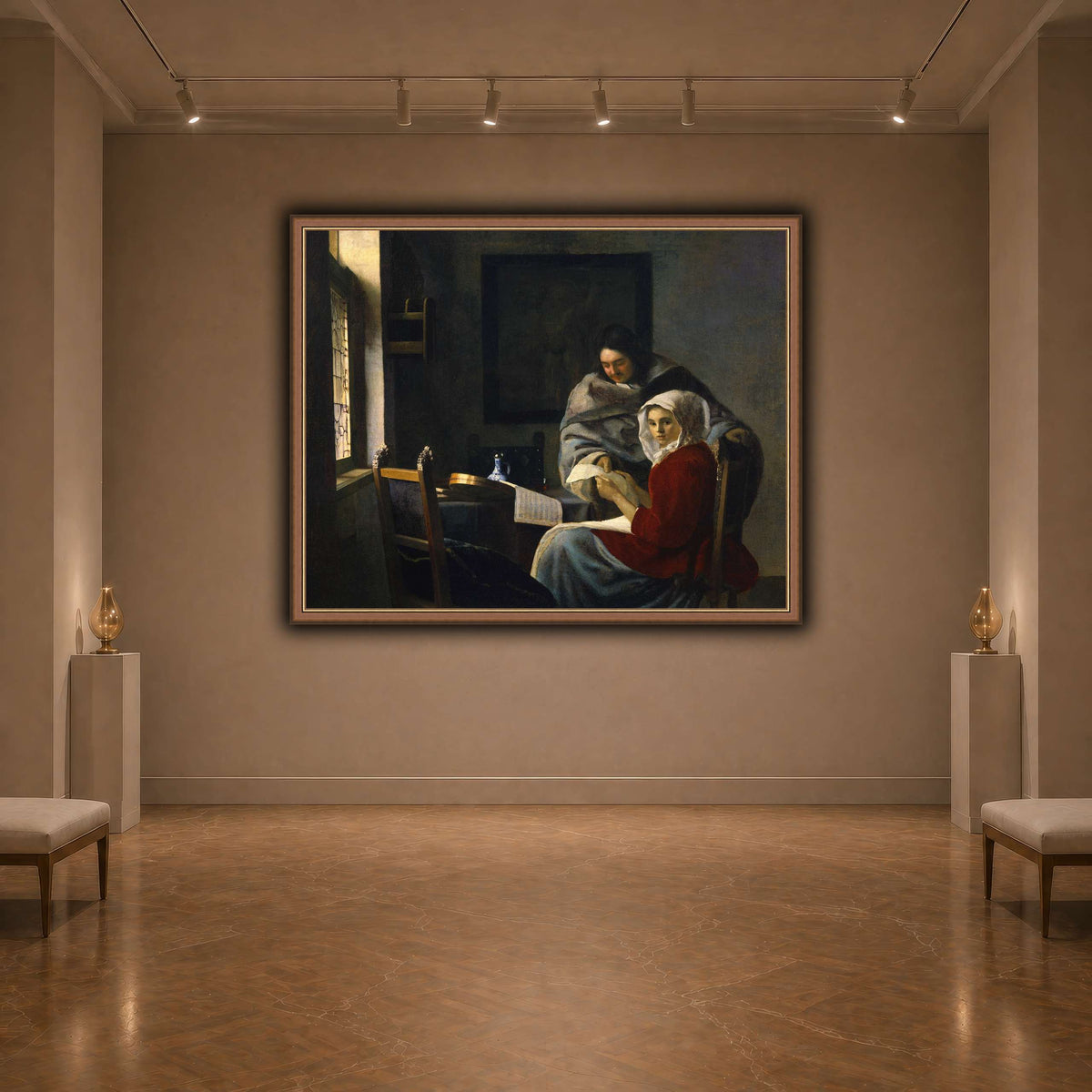 Vermeer_Girl_Interrupted_at_Her_Music dark neutral-agallery