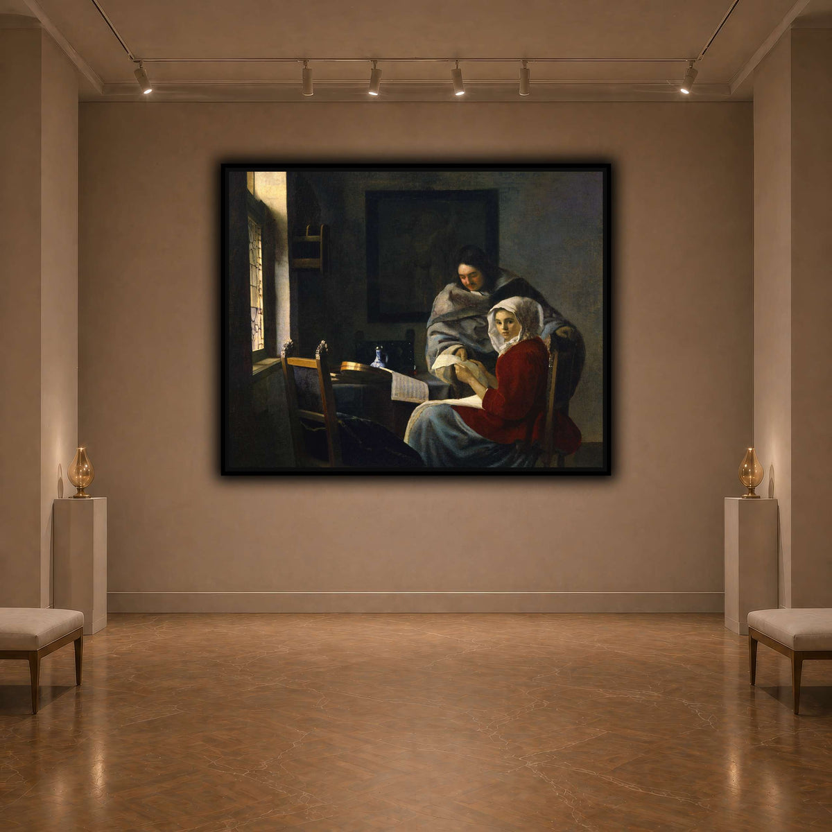 Vermeer_Girl_Interrupted_at_Her_Music dark neutral-agallery