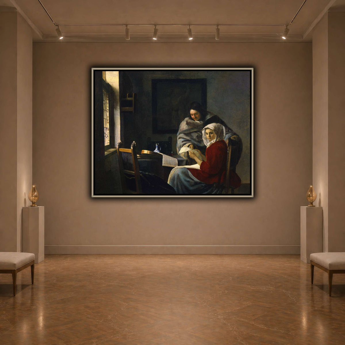 Vermeer_Girl_Interrupted_at_Her_Music dark neutral-agallery