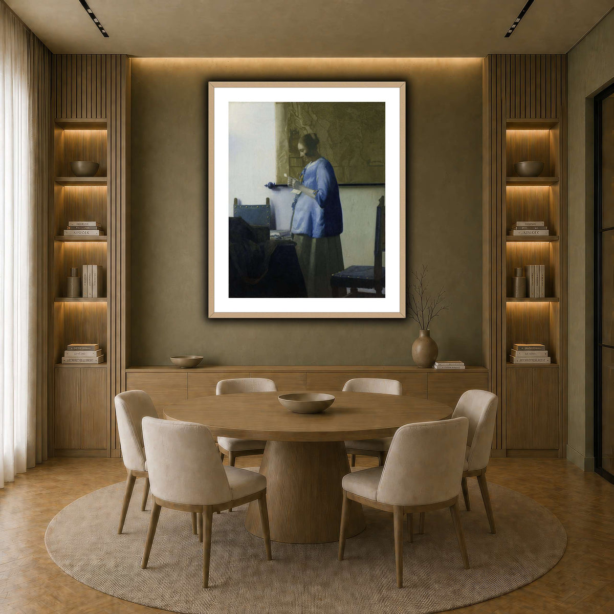 Vermeer,_Johannes_-_Woman_reading_a_letter earth-dining room