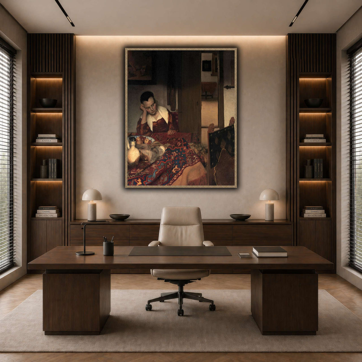 Vermeer_young_women_sleeping_result dark neutral-office