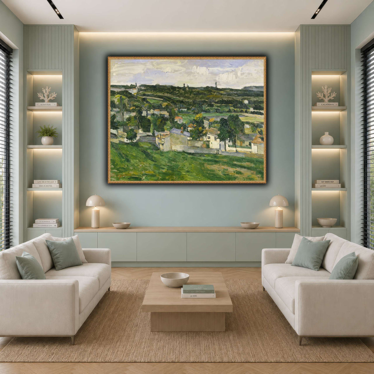 View_of_Auvers-sur-Oise_by_Paul_Cezanne cool-living room