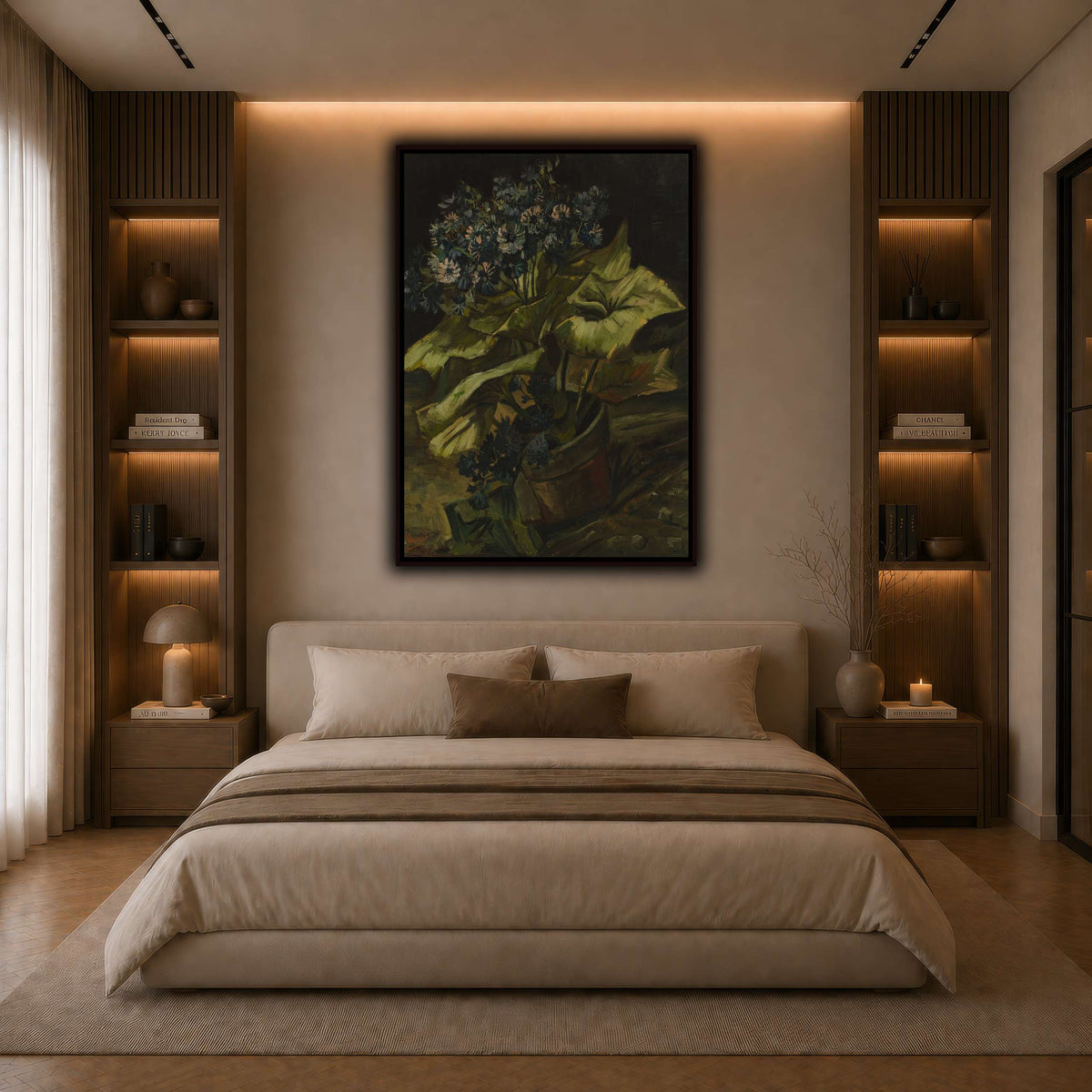 Vincent_van_Gogh_-_Cineraria dark neutral-bedroom