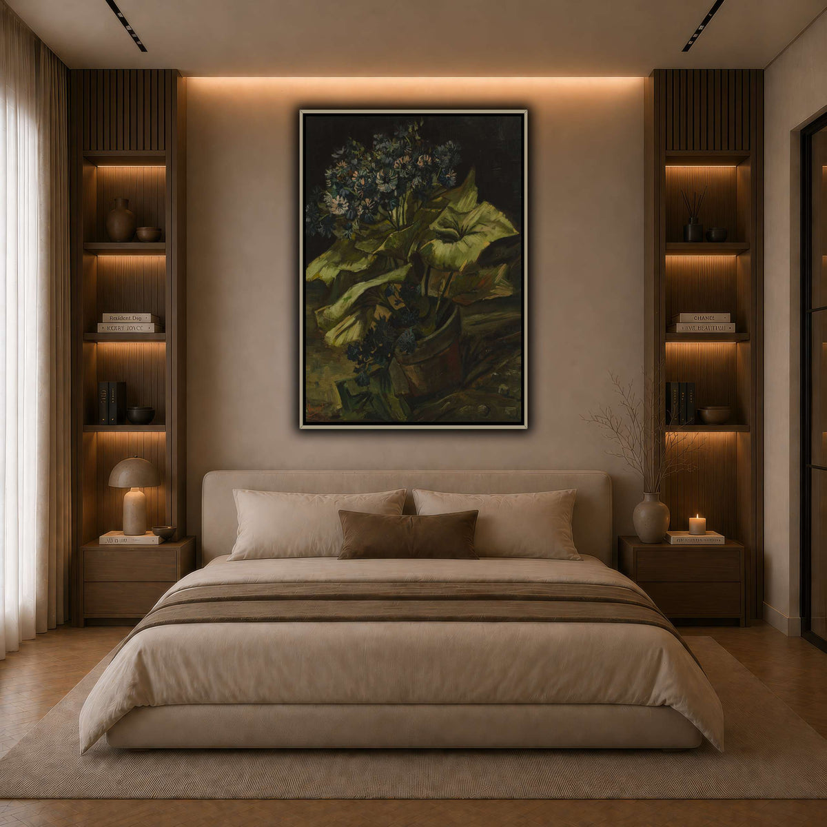 Vincent_van_Gogh_-_Cineraria dark neutral-bedroom