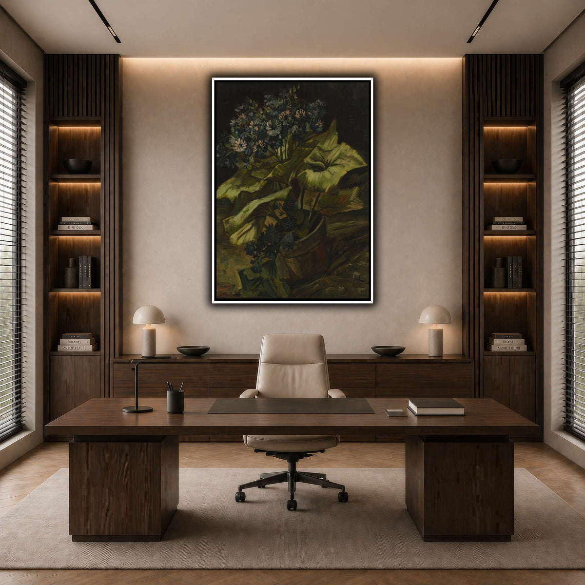 Vincent_van_Gogh_-_Cineraria dark neutral-office