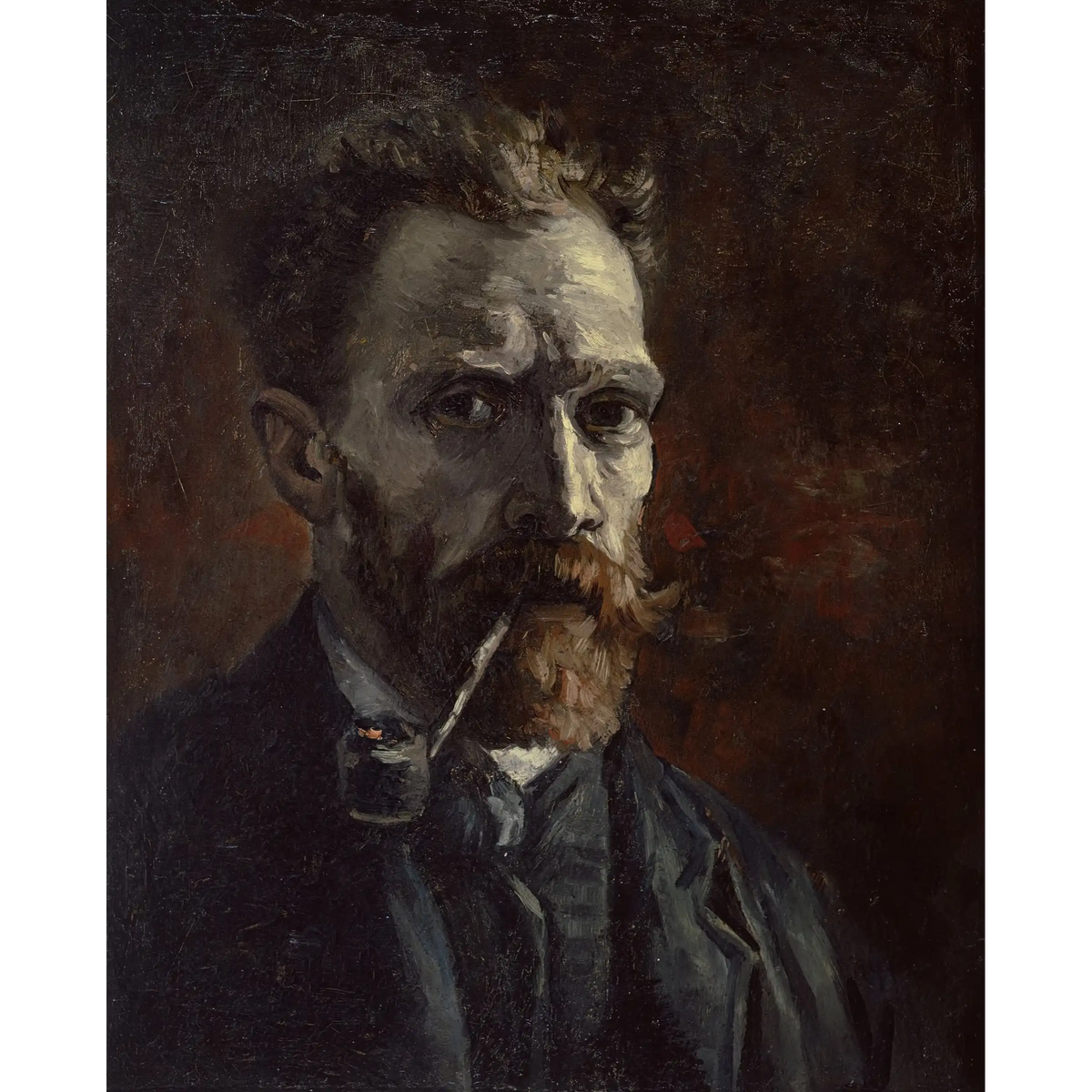 Vincent_van_Gogh_-_Self-portrait_with_pipe