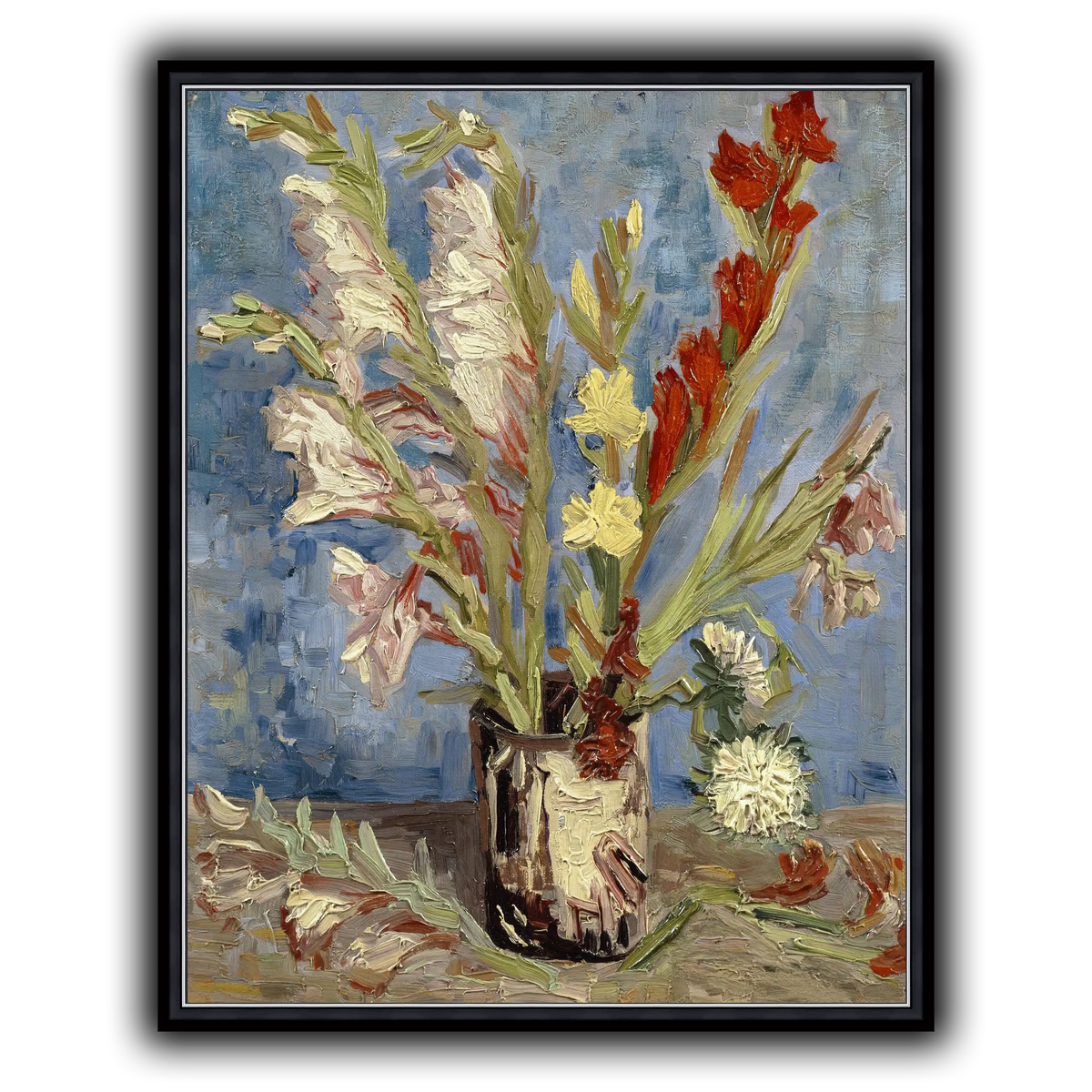 Vincent_van_Gogh_-_Vaas_met_tuingladiolen_en_Chinese_asters