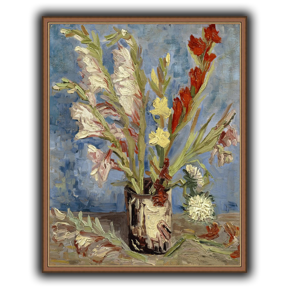 Vincent_van_Gogh_-_Vaas_met_tuingladiolen_en_Chinese_asters