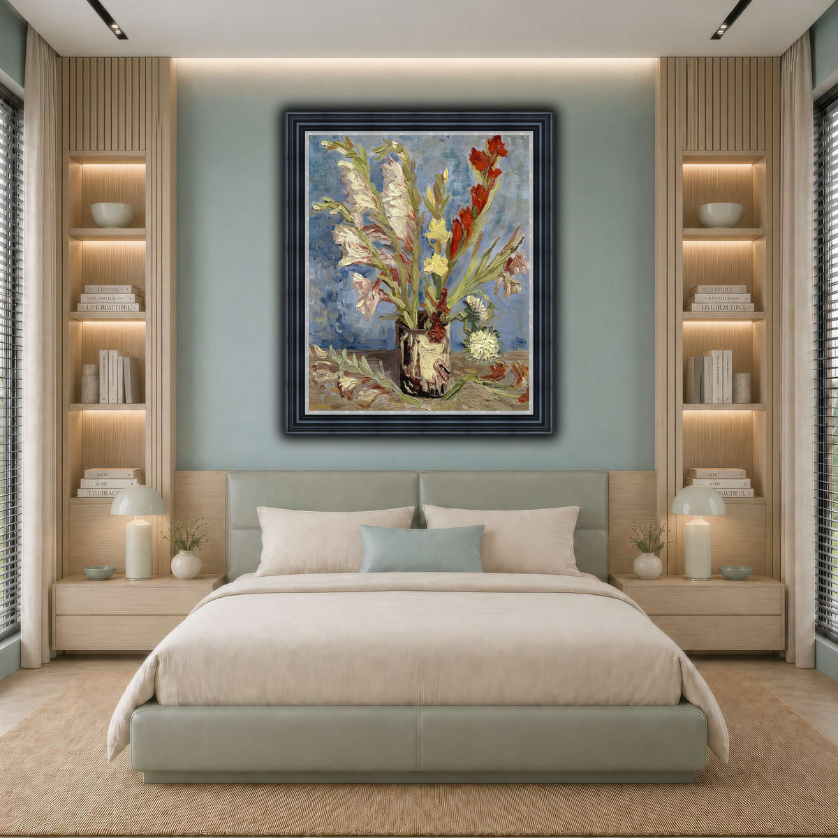 Vincent_van_Gogh_-_Vaas_met_tuingladiolen_en_Chinese_asters cool-bedroom