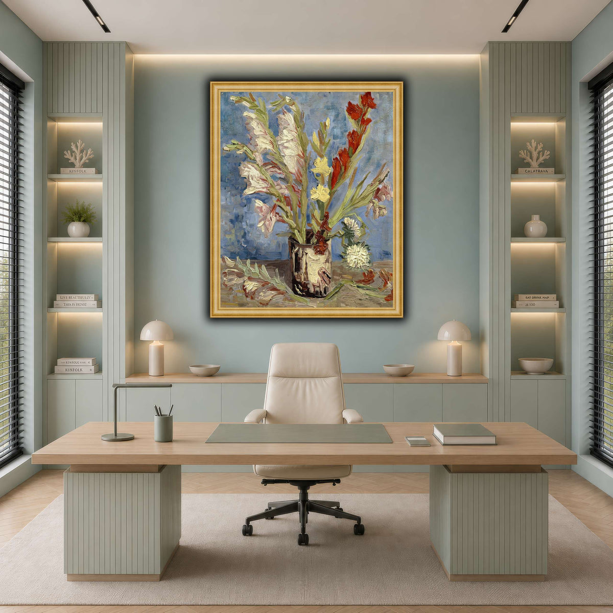 Vincent_van_Gogh_-_Vaas_met_tuingladiolen_en_Chinese_asters cool-office
