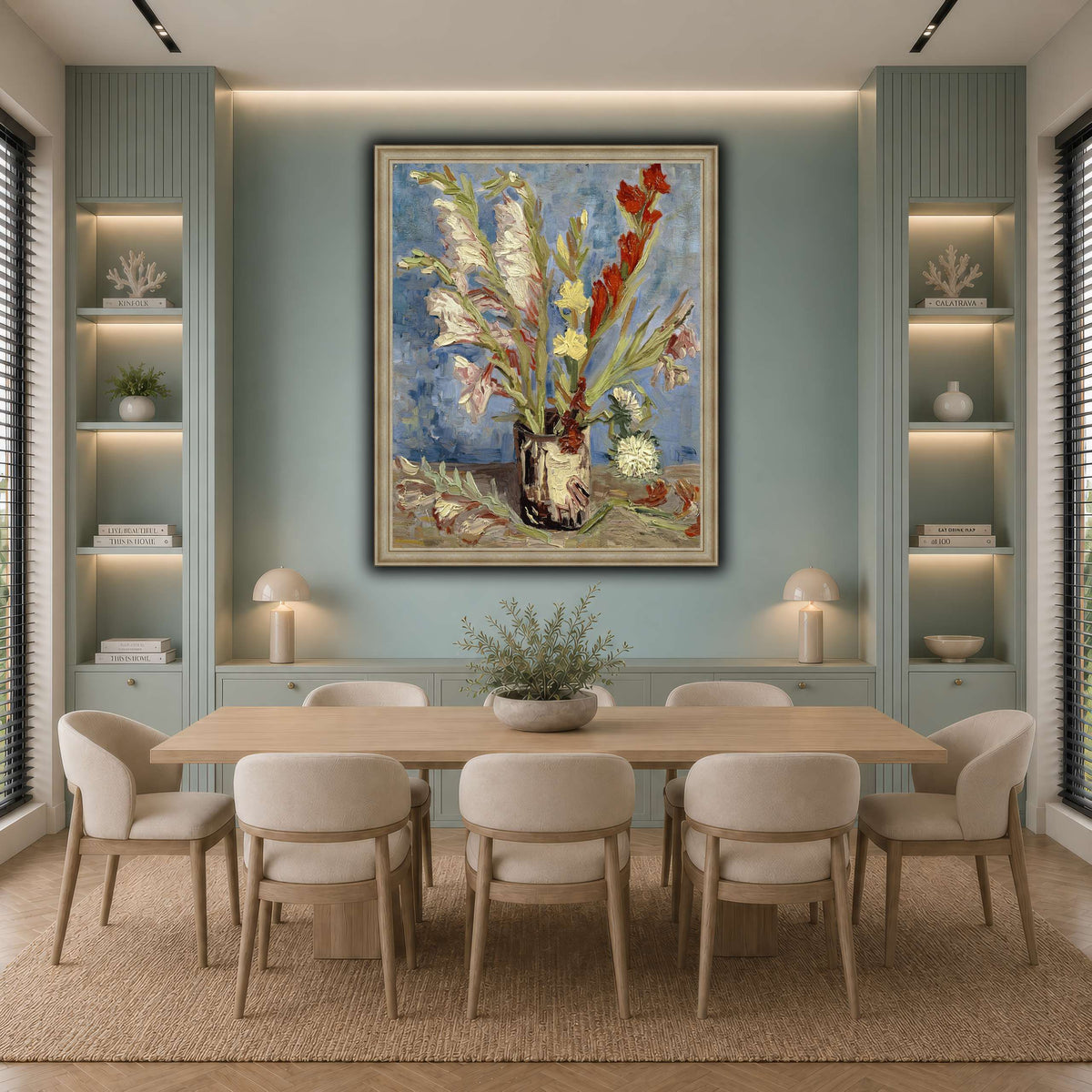 Vincent_van_Gogh_-_Vaas_met_tuingladiolen_en_Chinese_asters cool-dining