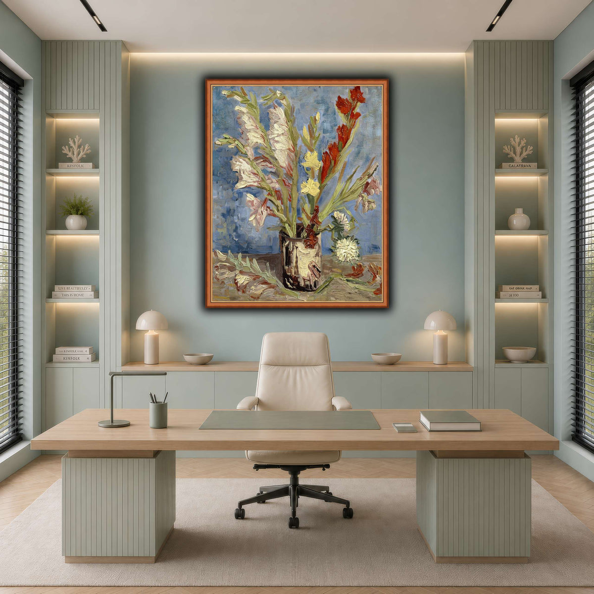 Vincent_van_Gogh_-_Vaas_met_tuingladiolen_en_Chinese_asters cool-office