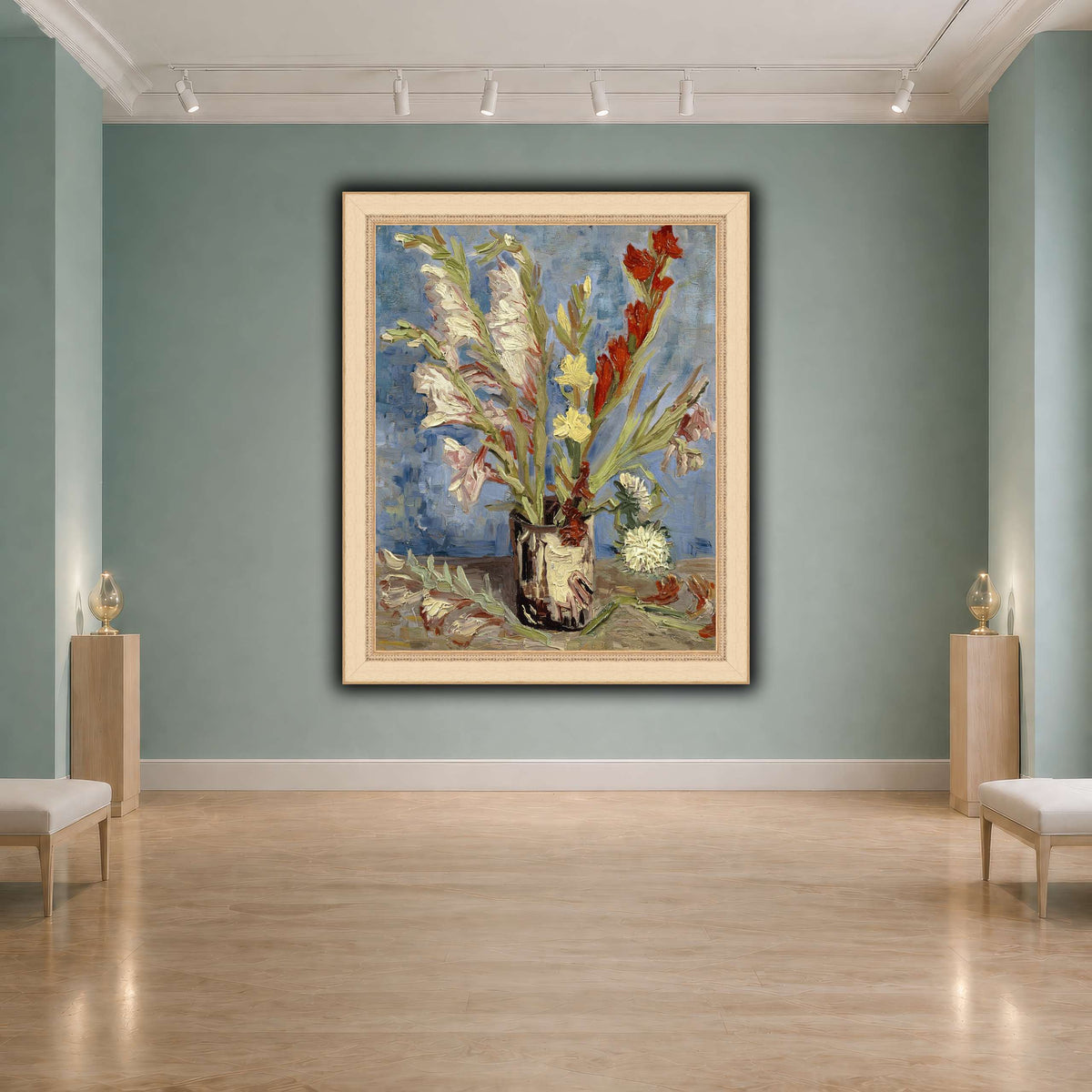 Vincent_van_Gogh_-_Vaas_met_tuingladiolen_en_Chinese_asters cool-agallery