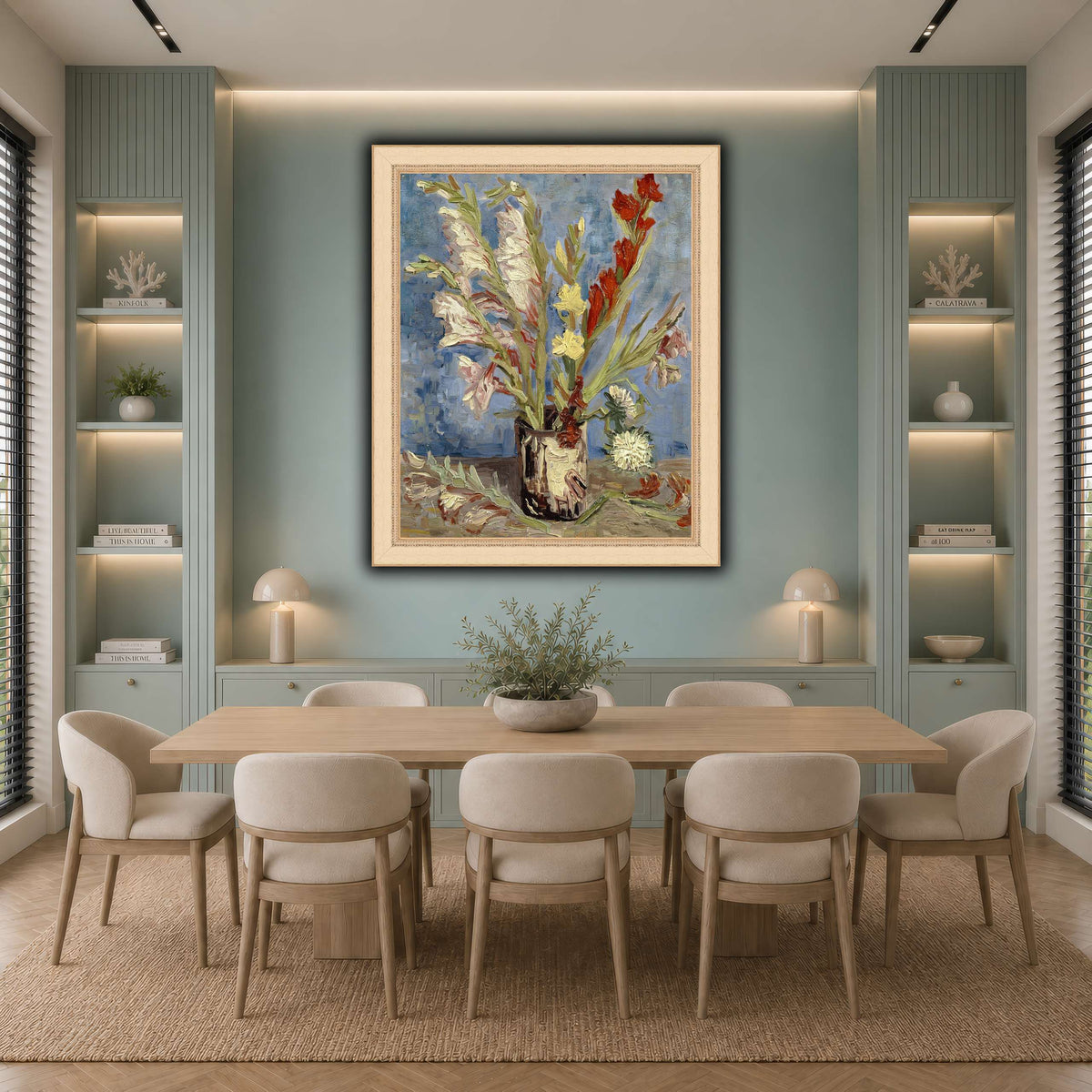 Vincent_van_Gogh_-_Vaas_met_tuingladiolen_en_Chinese_asters cool-dining
