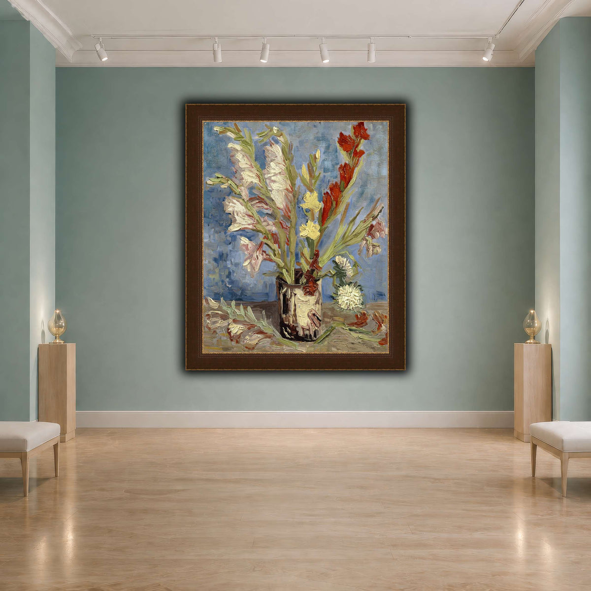 Vincent_van_Gogh_-_Vaas_met_tuingladiolen_en_Chinese_asters cool-agallery