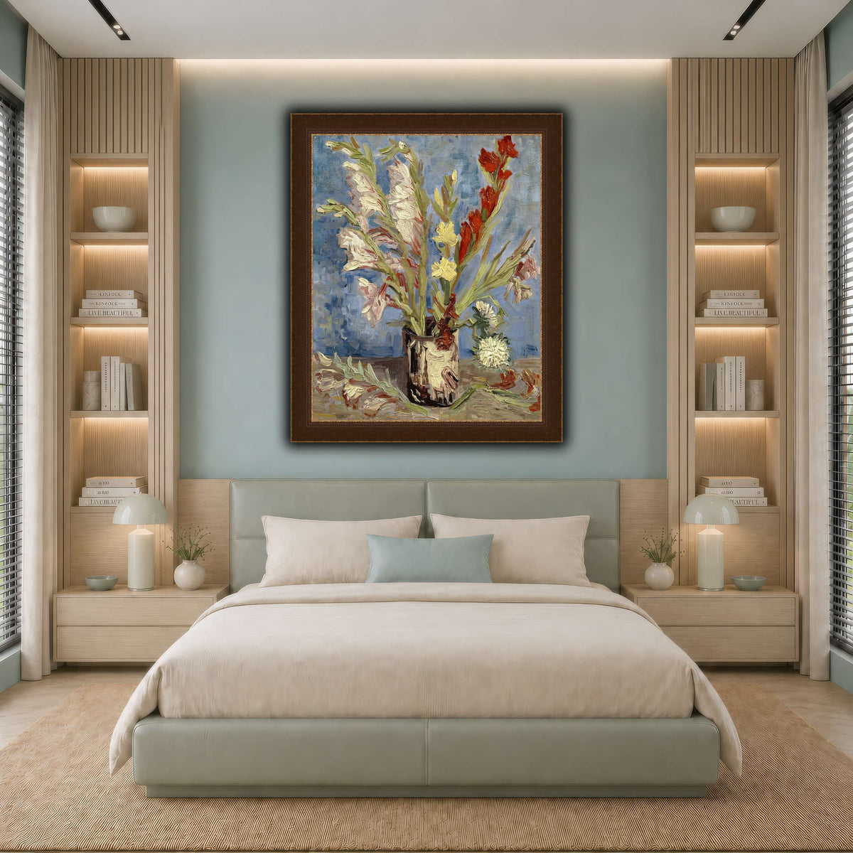 Vincent_van_Gogh_-_Vaas_met_tuingladiolen_en_Chinese_asters cool-bedroom
