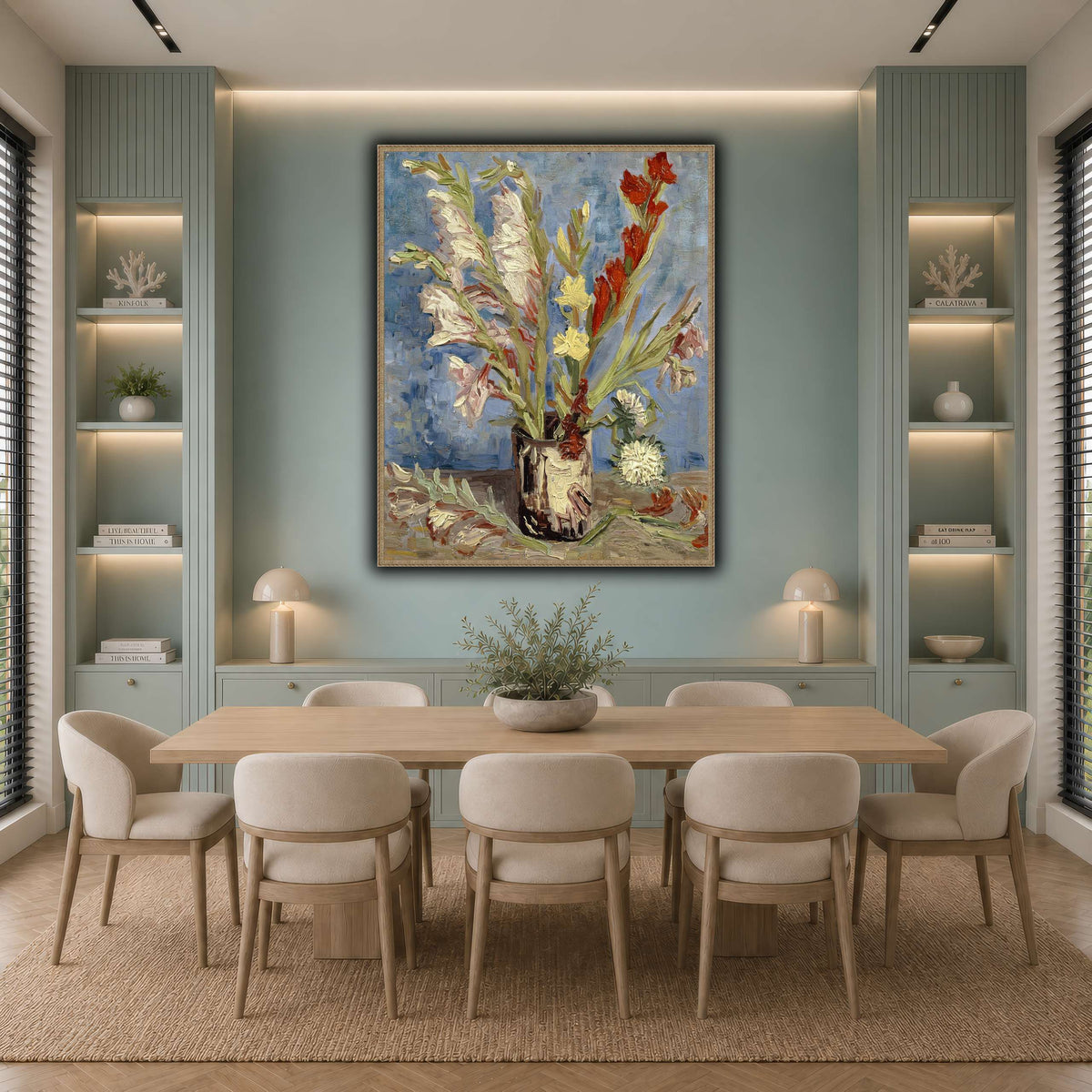 Vincent_van_Gogh_-_Vaas_met_tuingladiolen_en_Chinese_asters cool-dining