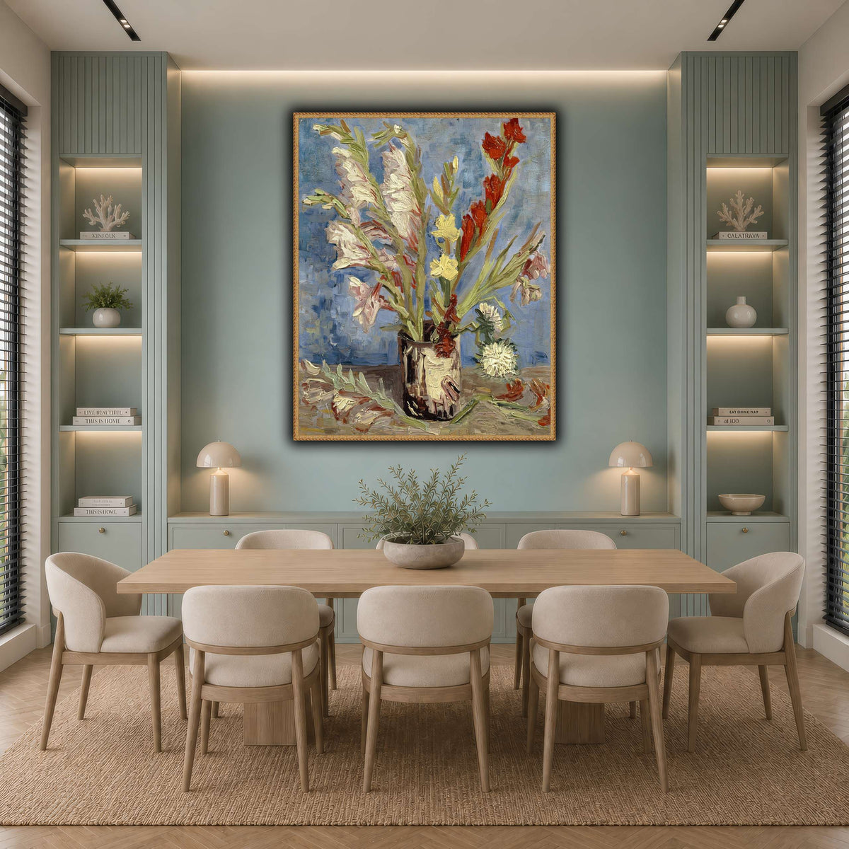 Vincent_van_Gogh_-_Vaas_met_tuingladiolen_en_Chinese_asters cool-dining