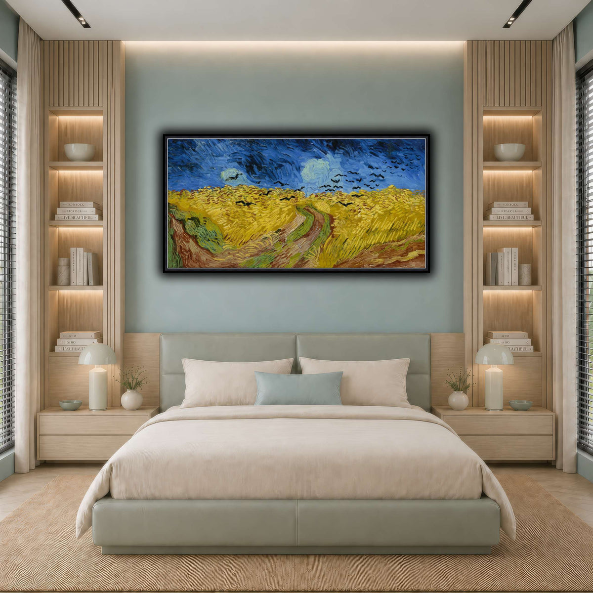 Vincent_van_Gogh_-_Wheatfield_with_crows cool-bedroom