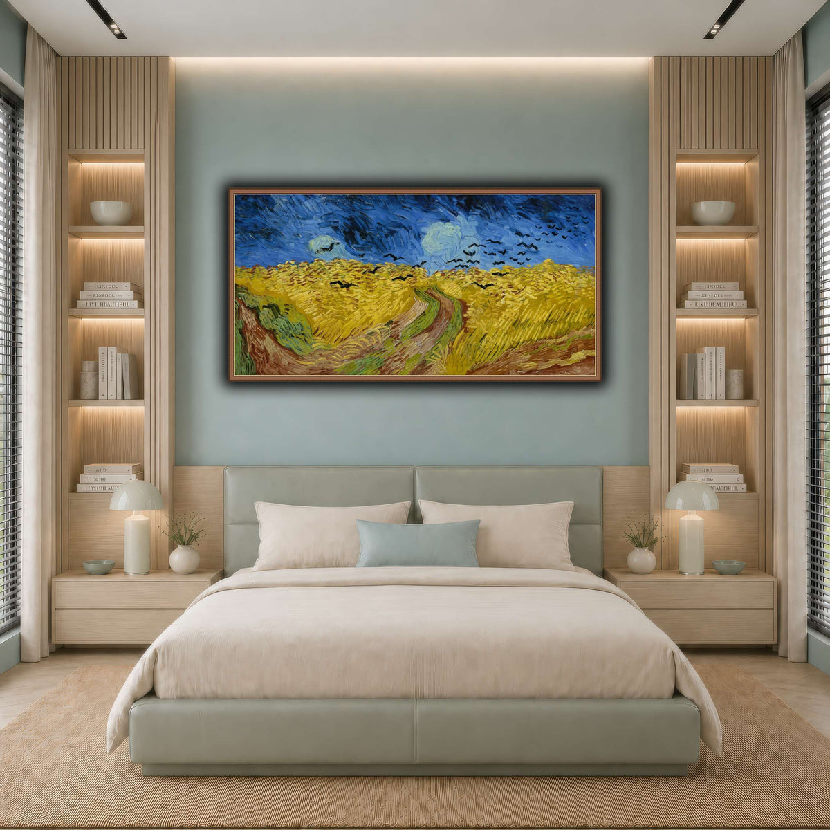 Vincent_van_Gogh_-_Wheatfield_with_crows cool-bedroom