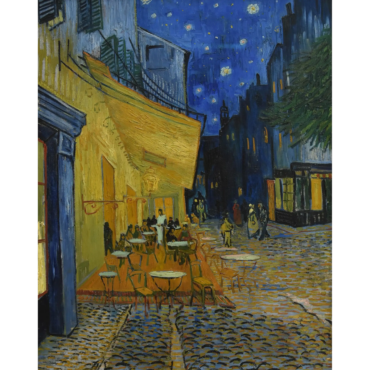 Vincent_van_Gogh_(1853-1890)_Caféterras_bij_nacht_(place_du_Forum)_Kröller-