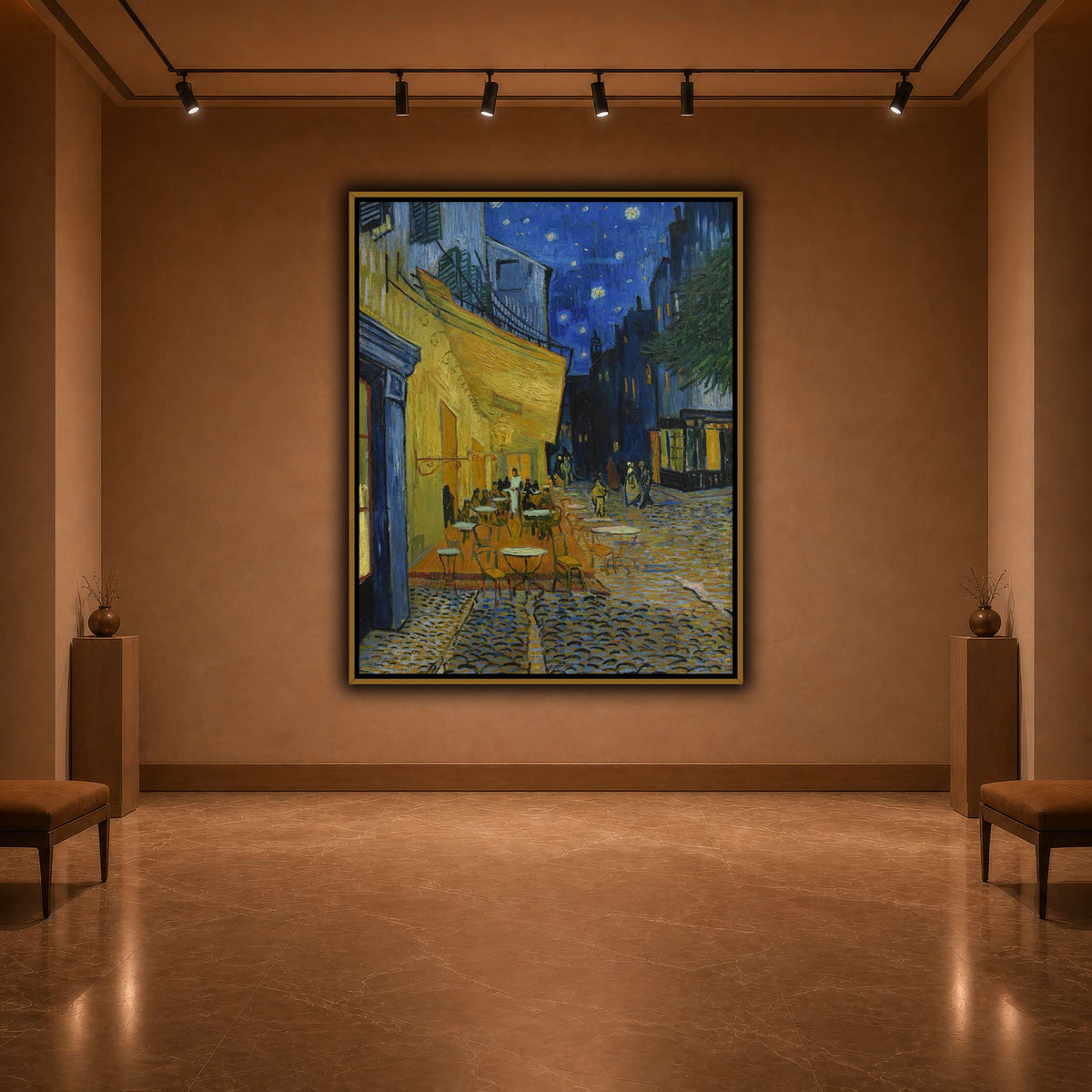Vincent_van_Gogh_(1853-1890)_Caféterras_bij_nacht_(place_du_Forum)_Kröller- warm-agallery