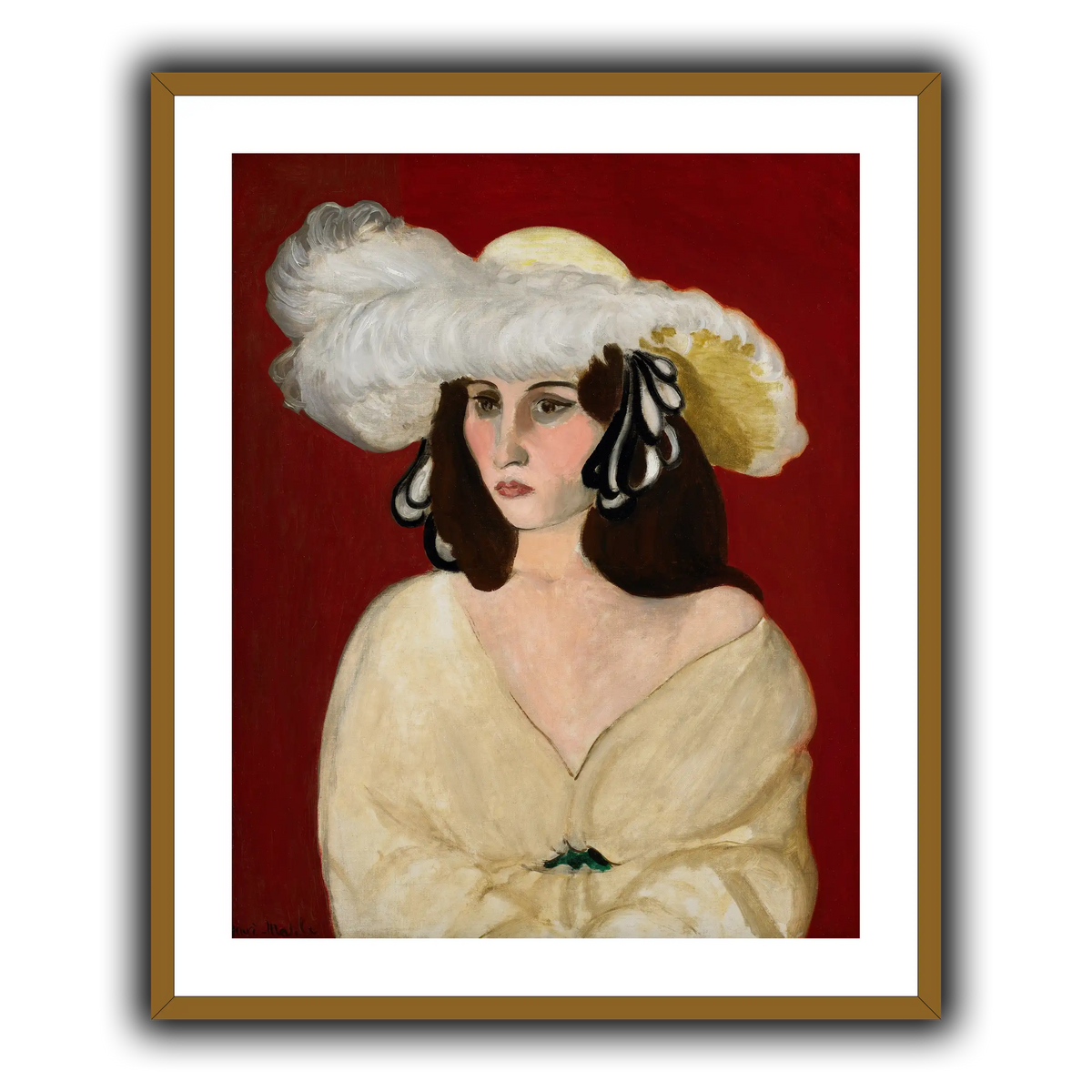 White_Plumes_Henri_Matisse