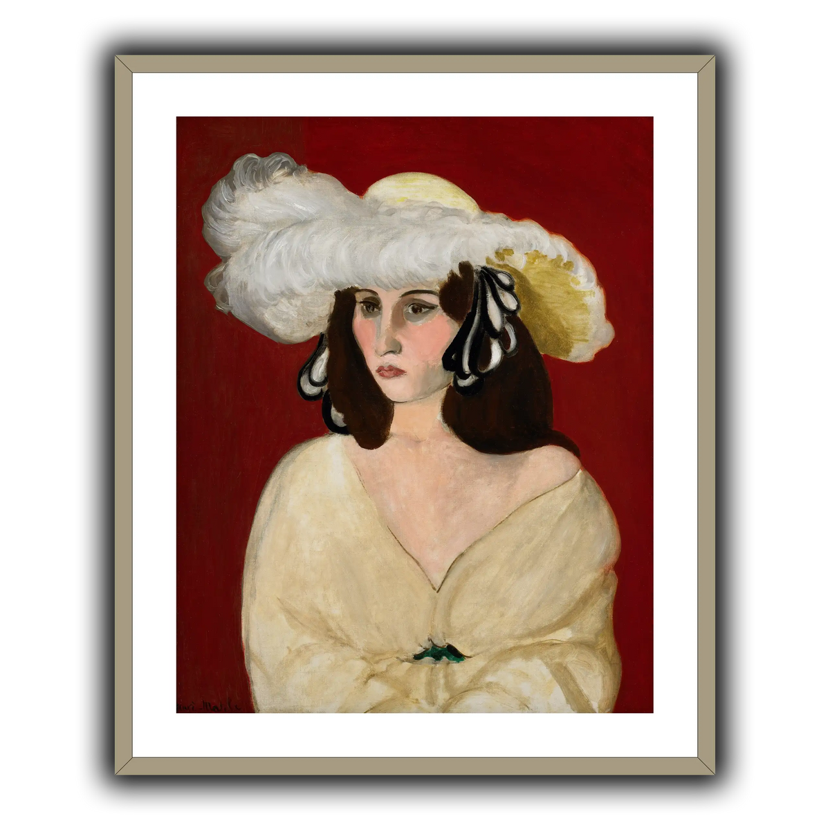 White_Plumes_Henri_Matisse