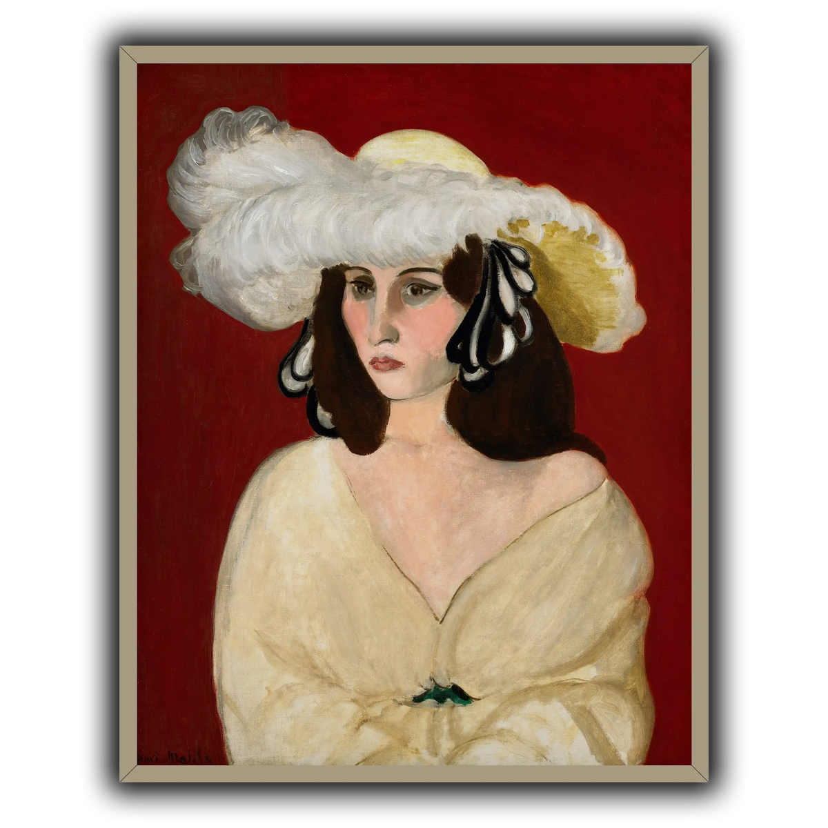 White_Plumes_Henri_Matisse
