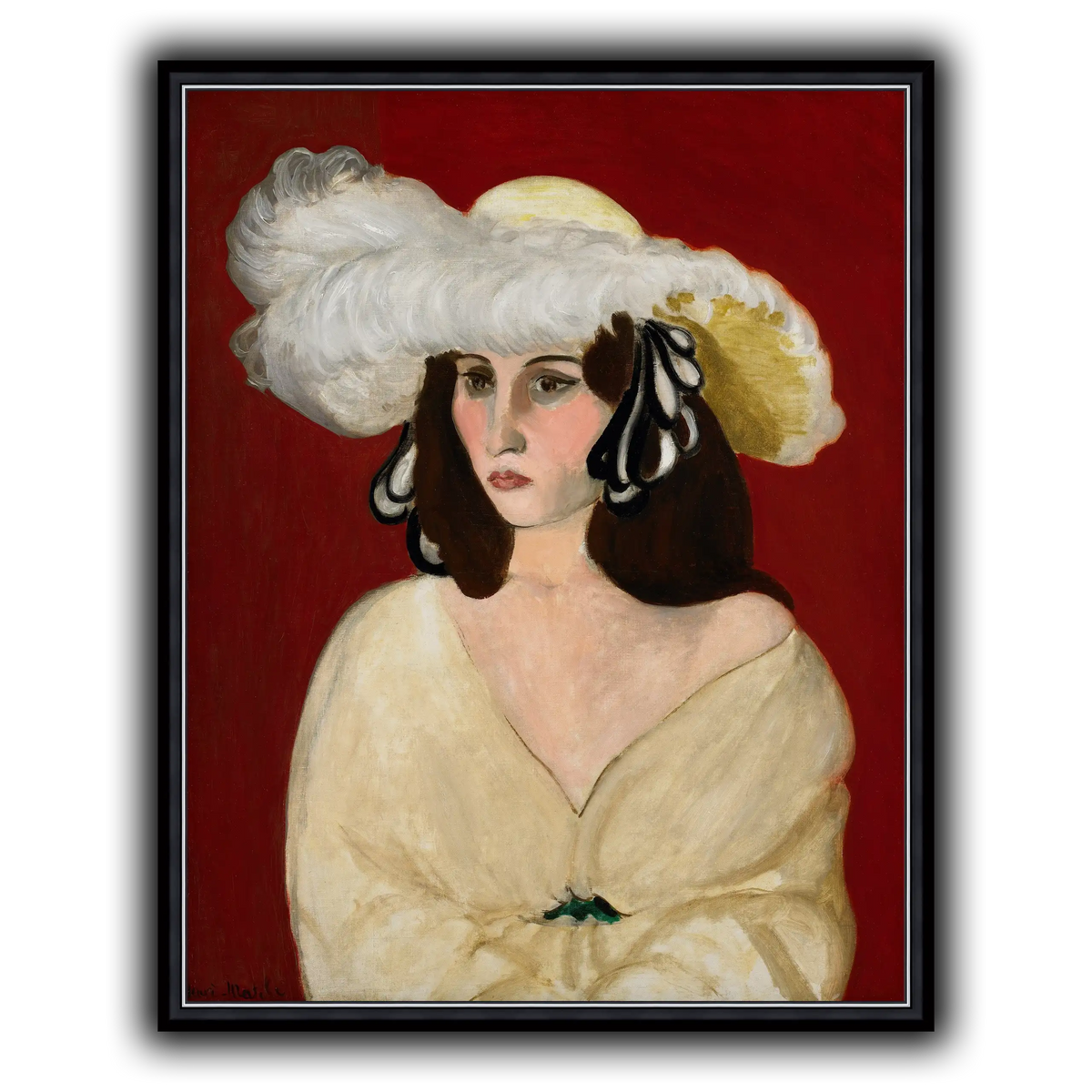 White_Plumes_Henri_Matisse