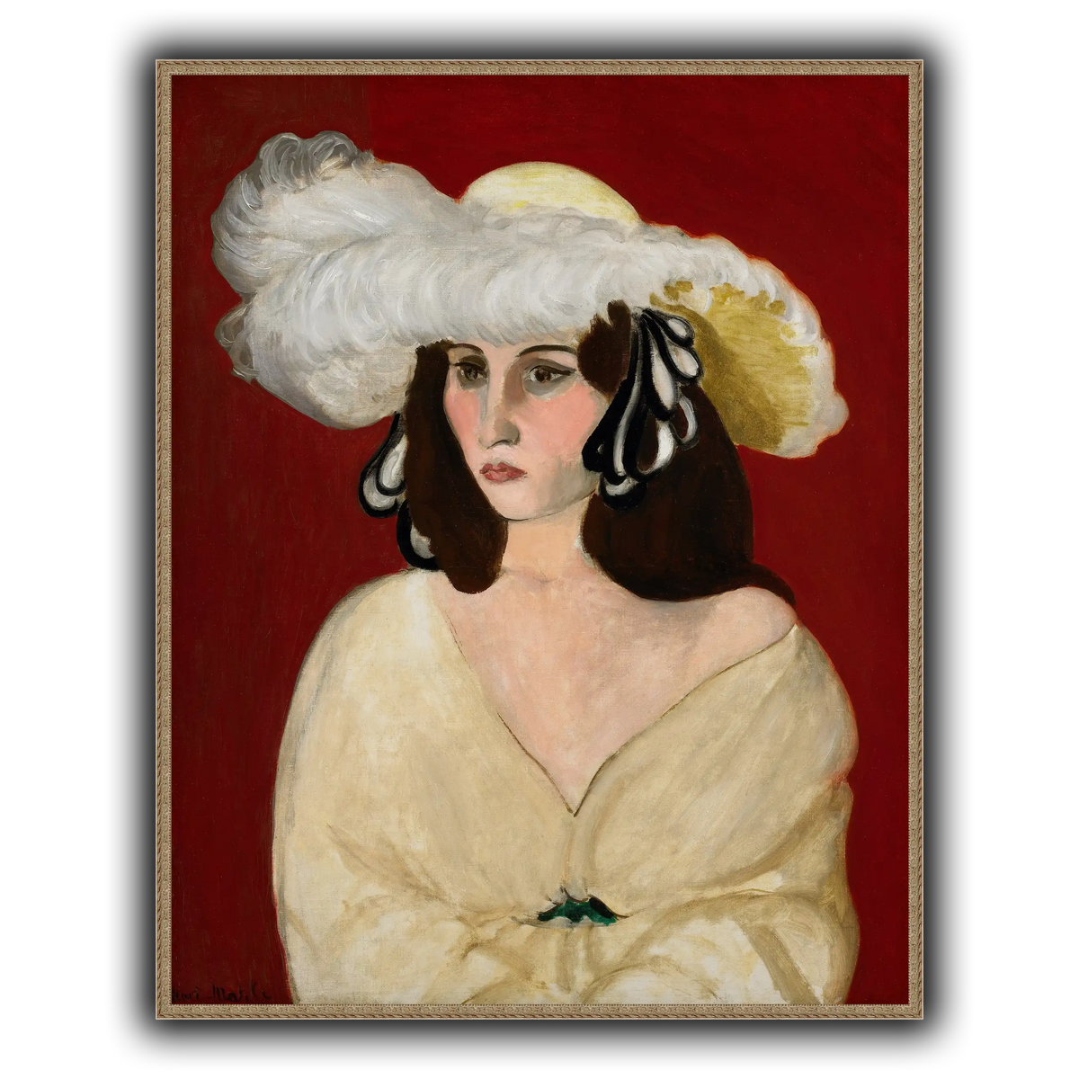 White_Plumes_Henri_Matisse