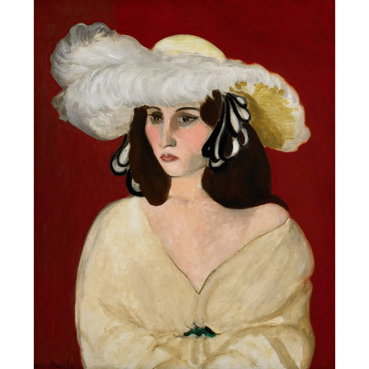 White_Plumes_Henri_Matisse